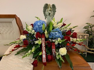 A Soldiers Farewell Casket