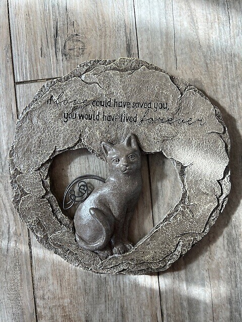 Memorial Cat Plaque