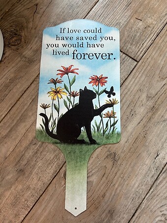 Metal Cat Keepsake