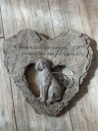 Dog Memorial Plaque