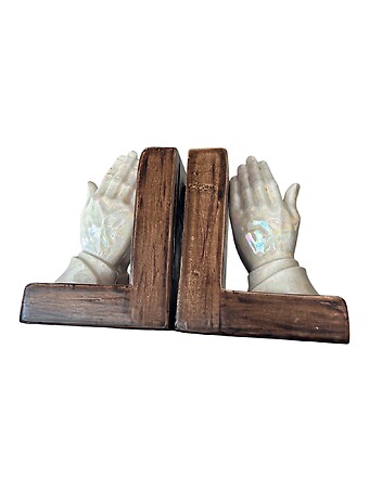 Praying Hands Bookends