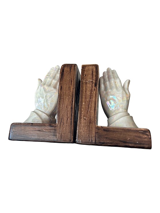 Praying Hands Bookends