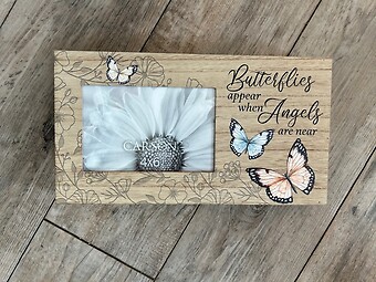 Butterflies Are Angels Frame