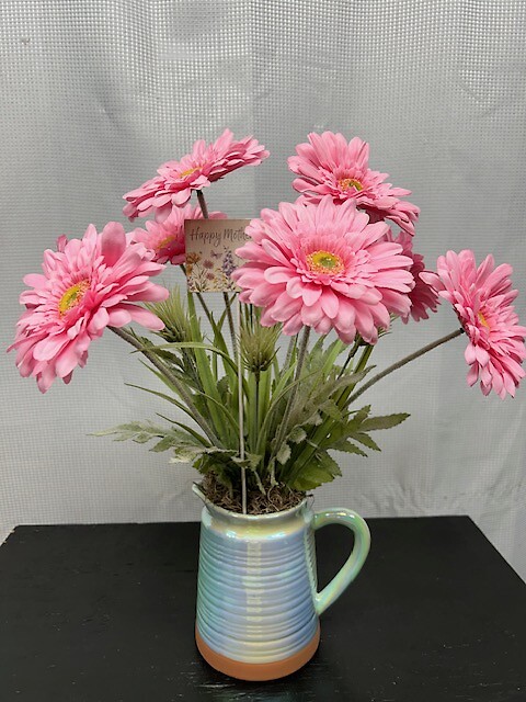 Silk Pink Gerbers