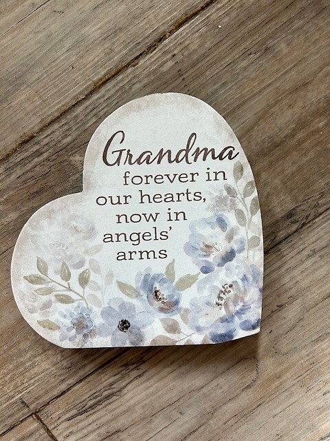 Grandma Heart Plaque