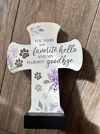 Favorite Hello Standing Cross