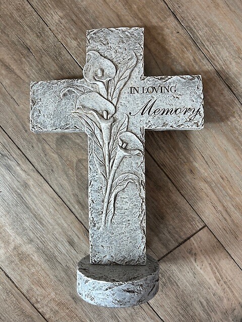 In Loving Memory Standing Cross
