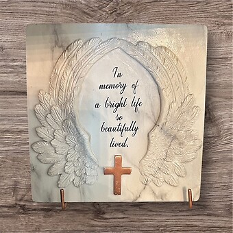 In Memory of A Bright Life Plaque