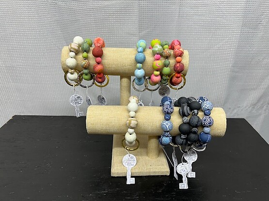 Beaded Wallet Wristlets